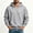 04-Gray, variant on Yutgune Men's Basic Pullover Hoodie, Plain Solid Long Sleeve Hooded Sweatshirt for Casual Everyday Wear