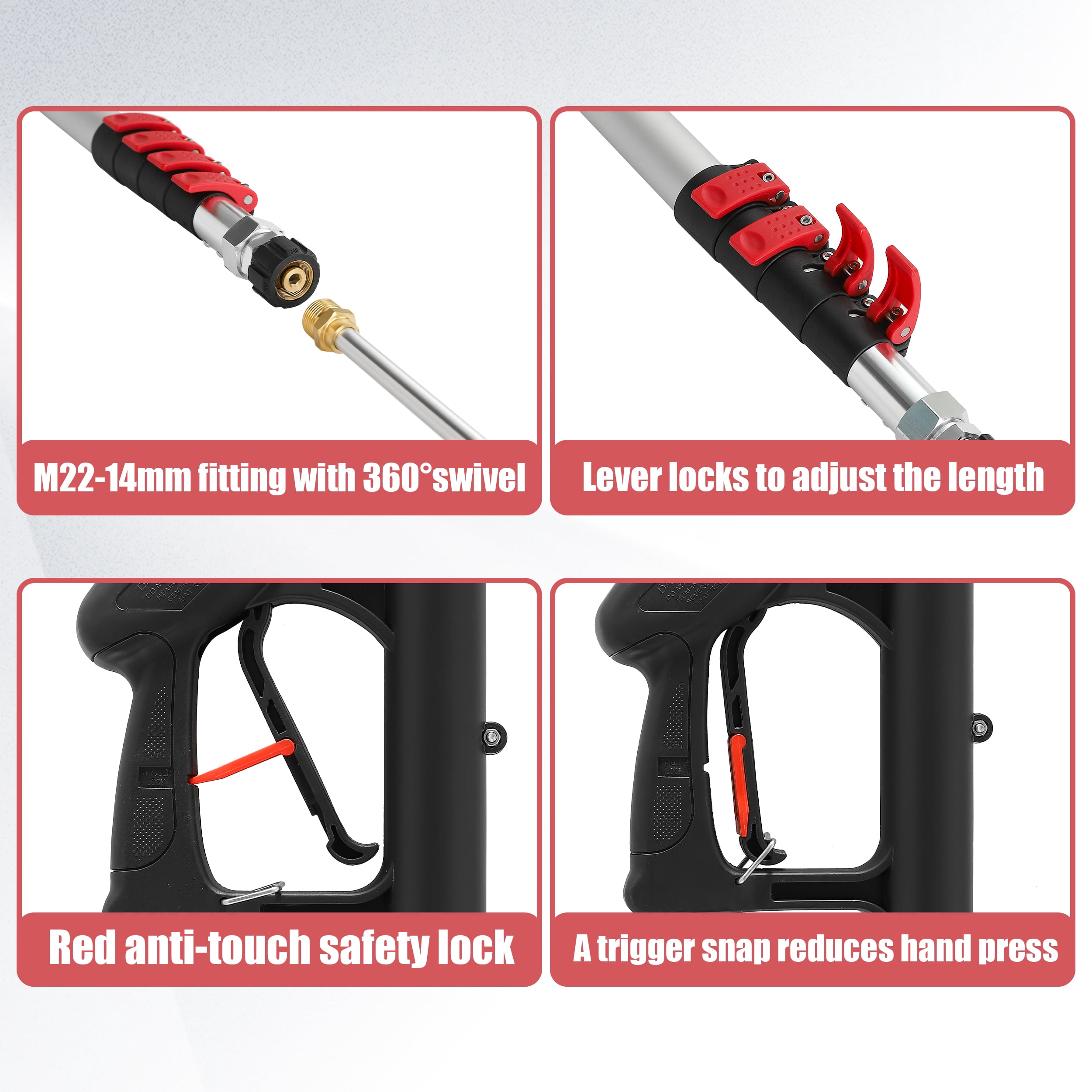 TOOL DAILY HIGH PRESSURE WASHER 120V 60Hz 1300 PSI Rated Pressure 2000 PSI Max 1.76 GPM Flow Green & Black Model