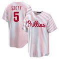thumbnail image 1 of Men's Philadelphia Phillies Baseball Jersey #5 Bryson STOTT Embroidered Breathable Baseball Jersey, 1 of 2