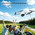 thumbnail image 6 of 4K HD Camera Foldable Drone, WiFi FPV RC Quadcopter with One Key Takeoff Landing, Altitude Hold, 360° Flip, Drone Toy for Kids Beginners 10+, 6 of 11