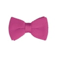 thumbnail image 1 of INSPIRE CHIC Men's Pre-Tied Bow Ties Adjustable Strap Solid Color Knitted Bowtie Rose Red, 1 of 5