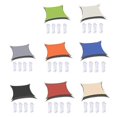 thumbnail image 2 of 2x5m Outdoor Garden Sunshade Sail 2m x 5m, 2 of 5