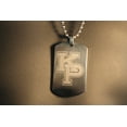 thumbnail image 2 of USMMA US MERCHANT MARINE ACADEMY KP KINGS POINT LOGO THICK STAINLESS STEEL DOG TAG, 2 of 2
