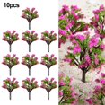 thumbnail image 2 of 10Pcs Miniature Flower Tree Garden Plant Scenery Model Dollhouse Decor 1:100 6cm, 2 of 10