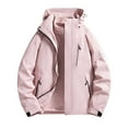 thumbnail image 2 of Lightweight Rain Jacket for Women Winter Casual Fashion Raincoat Solid Corduroy Irregular Cardigan Jacket Long Sleeve Coat Top, 2 of 4