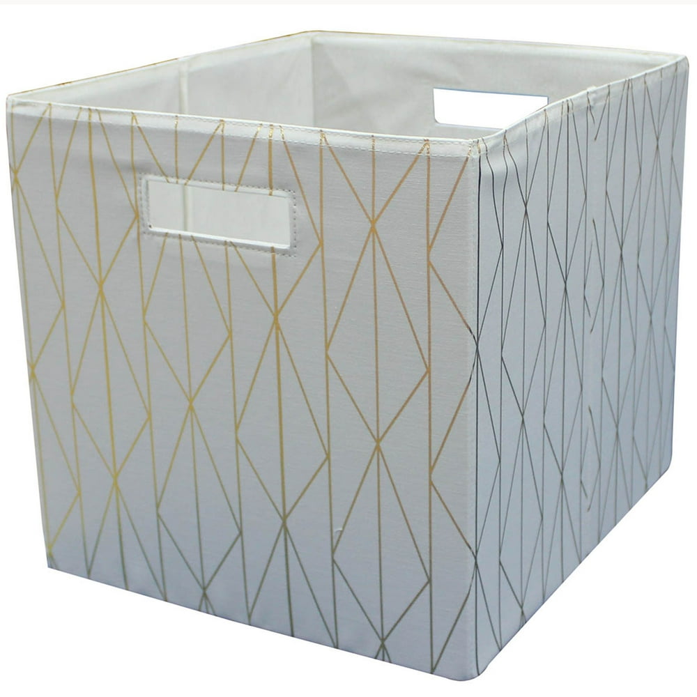 Better Homes and Gardens Fabric Cube Storage Bin (12.75" x 12.75