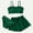 Green, variant on TAIAOJING Toddler Baby Girls Two Piece Swimsuits Tankini Bathing Suits Girl's 3 Piece Soild Bikini Rullfe Briefs Bikini Set Swimwear 8-10 Years
