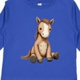 thumbnail image 4 of Inktastic Knitted Horse Boys or Girls Long Sleeve Toddler T-Shirt, 4 of 5
