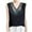 Black2, variant on Maean Womens Plus Size Tanks Satin Silky Tops Lace V Neck Casual Cami Sleeveless Camisole Blouses