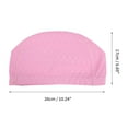 thumbnail image 4 of Unique Bargains 1 Pc Breathable Pleated style Swimming Cap Pink, 4 of 6