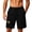Black, variant on 7 Inch Men Swim Trunks Gym Shorts with Zipper Pocket Quick Dry Breathable for Workout Runing Beach Pool White