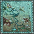 thumbnail image 1 of Ahgly Company Machine Washable Indoor Square Transitional Jellyfish Green Area Rugs, 5' Square, 1 of 7