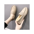 thumbnail image 5 of Gomelly Women Plush Warm Moccasin Slip On Slipper Flats Comfortable Casual Winter Outdoor Shoes, 5 of 6