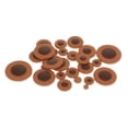 thumbnail image 4 of Almohadillas de saxofón soprano, piezas de instrumentos de viento de madera, cuero PU duradero, plástico portátil, Universal para saxofón, accesorios, Tenor Hugo  Pads de saxofón soprano, 4 of 10