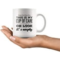 thumbnail image 2 of Funny Sarcastic Mug - This Is My Cup Of Care Oh Look It's Empty Coffee Mug Gifts For Boss Secretary Co-Worker 11 Oz White Ceramic Teacup, 2 of 4