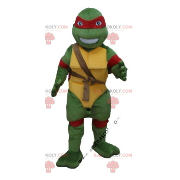 Raphael REDBROKOLY mascot the famous ninja turtle with the red headband -  