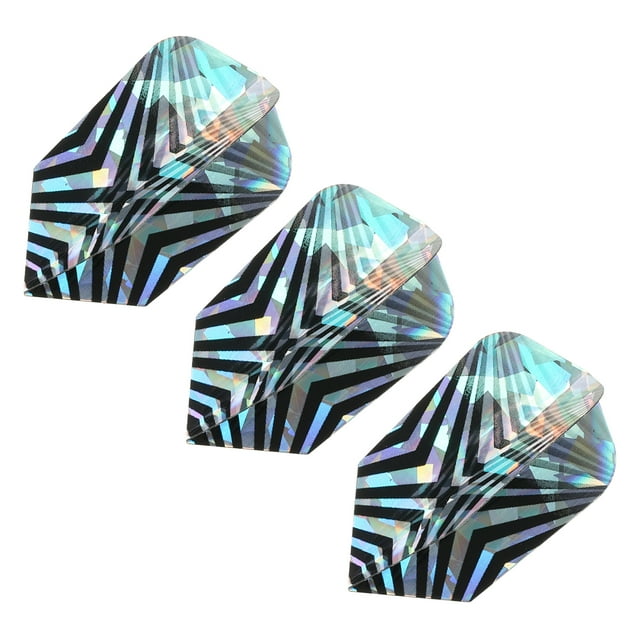 Unique Bargains Slim Dart Flights, 3 Pack PET Dart Accessories, V-shaped Pattern