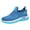 Blue, variant on Knit Mesh Slip-On Sneakers, Lightweight Breathable Casual Shoes, Women's Sports Shoes, Lightweight Lace Up Low Top Running & Tennis Sneakers, Breathable Gym Trainers for Holiday, Blue 9