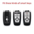 thumbnail image 3 of TPU Carbon Fiber Style Car Smart Key Fob Case Cover For Ford 2017-2022, 3 of 7