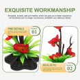 thumbnail image 2 of 2Pcs Sashimi Tray Decor Ice Tray Flower Decor Fake Blossom Decor Ice Food Tray Flower, 2 of 4