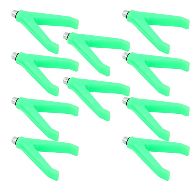 Fishing Rod Holder, 10Pcs Plastic+Metal Material Fishing Rod Rest For Fishing Pole V-Head