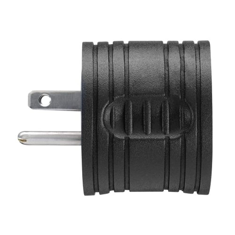 PowerFit PF921599 3-Prong 30-Amp RV Male Plug Adapter for 15-Amp Female 30 Amp 3 Prong Rv Adapter Plug