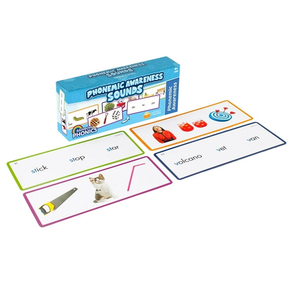 Junior Learning Rainbow Phonics Phonemic Awareness Sound Cards