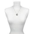 thumbnail image 3 of Delight Jewelry Black Easter Egg with Clear Crystal Band Joy Ring Charm Necklace, 18", 3 of 4