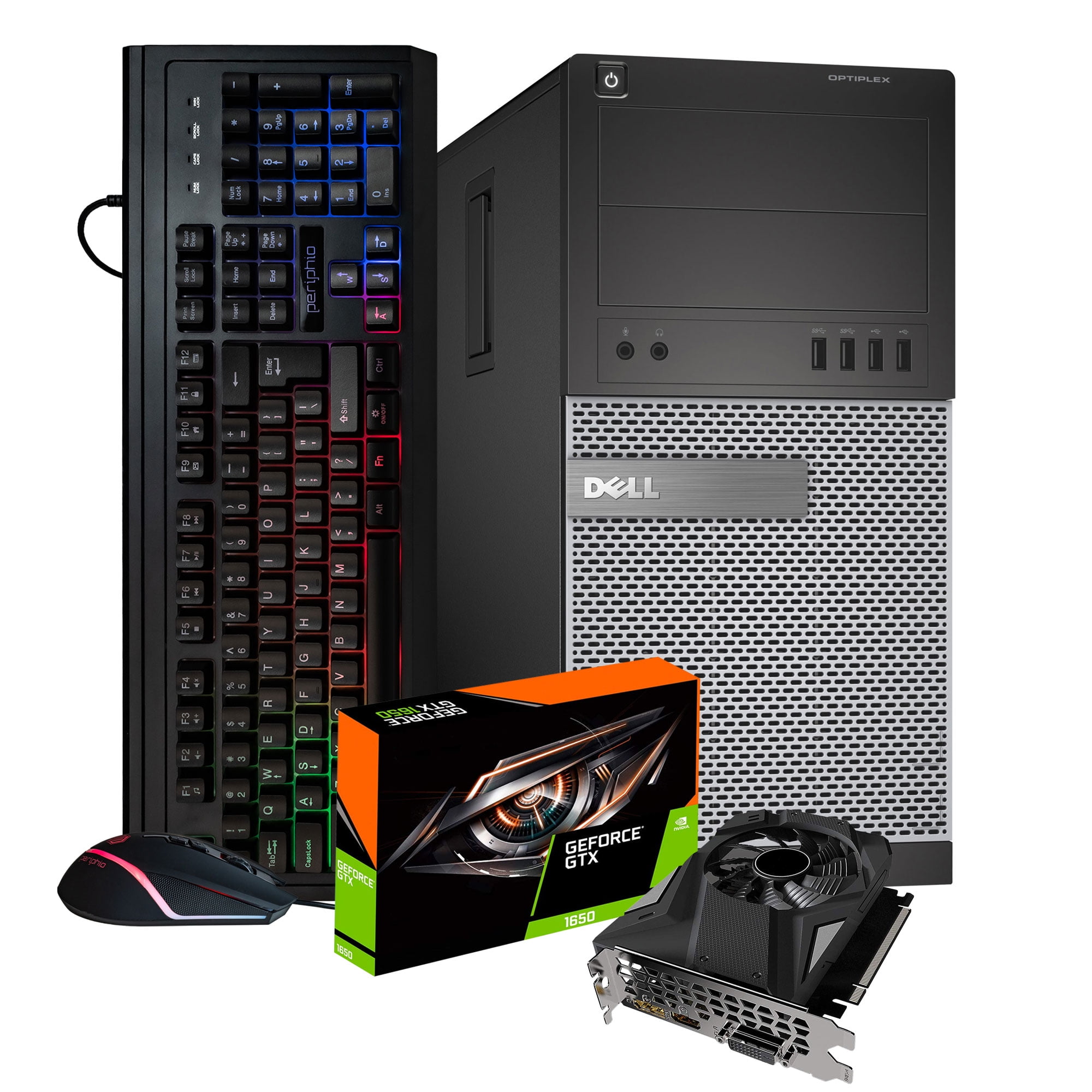 Restored Dell Prebuilt Gaming Desktop Computer Core i5 + GeForce 1650