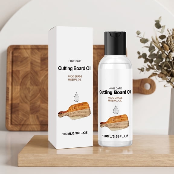 Kieccall Food Grade Cutting Board Oil 3.4fl oz Wood Conditioner for Kitchen Wood Utensils Gift