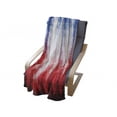 thumbnail image 4 of American Flag Soft Flannel Fleece Throw Blanket, Abstract Background with Stars in Digital Neon Colors Design Image Artwork, Cozy Plush for Indoor and Outdoor Use, 50" x 60", Blue Red, by Ambesonne, 4 of 6