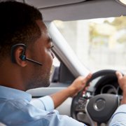 BlueParrott M500-XT Bluetooth Mono Headset with 93% Noise Cancellation Microphone & Lightweight Design, Black