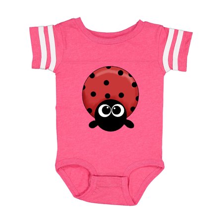 

Inktastic Round Lady Bug Gift Baby Boy or Baby Girl Bodysuit