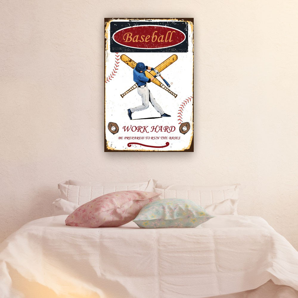 Artsy Canvas Cardinals Vintage Baseball Poster (12x18) Vintage Sports Decor Unframed Wall Art Print Poster Home Decor Premium Baseball Bedroom Decor