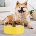 thumbnail image 5 of Cuencos de acero inoxidable para comida y agua para perros pequeños, medianos y grandes de Laklulu, 42 oz, cuenco para alimentación de mascotas, aproximadamente 18,3 x 6,3 cm, 5 of 5