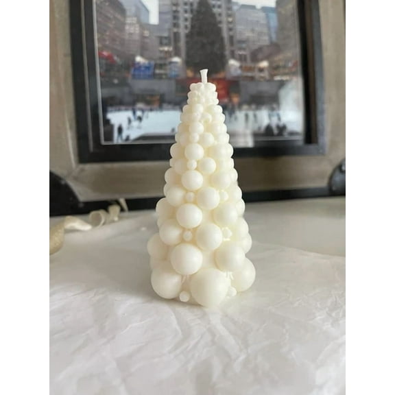 Soy Wax Candles, Fir Tree Candle, Decor, Christmas Tree, Christmas Gift, Bubble