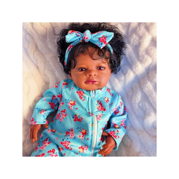 20-Inch Lifelike African American Youngsters Doll - Soft Vinyl Limbs, Realistic Body, Includes Accessories - Perfect Birthday or Christmas Gift for Youngsters 3