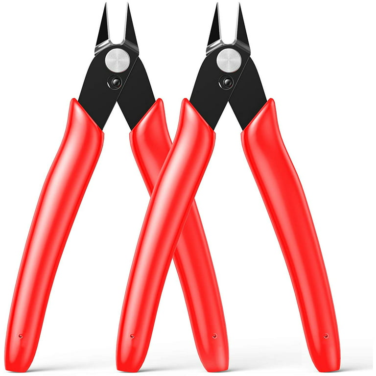 2 Pack 45 Steel Jewelry Bead Crimper Tools Crimping Press Plier for Jewelry  Making Red 