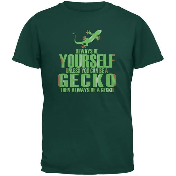 Always Be Yourself Gecko Forest Green Youth T-Shirt - Large(14/16)