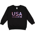 thumbnail image 2 of Inktastic Fourth of July USA Red, White, and Blue Toddler Sweatshirt, 2 of 4
