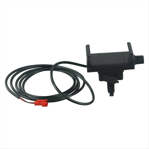 Cargador de Teléfono de 48 V. Soporte para Bicicleta Eléctrica. Ajustable. Tamaño Máximo del Teléfono: 95 mm. Fácil de Instalar.