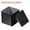 Black, variant on Uxcell Square Tin Box, Metal Storage Tin Box Portable Storage Container with Lid for Tea Candy Treats Gifts Favor Black