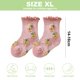 thumbnail image 2 of Laklulu Primavera Verano bebé niña calcetines transpirables para bebé calcetines de punto con bridas calcetines para bebé calcetines de tubo medio para niñas, 2 of 5