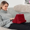 thumbnail image 6 of Lypsnake Tablet Pillow Stand & iPad Holder, Soft Velvet Multi-Angle Cushion for Reading Typing and Viewing, Universal Support for Tablets E-Readers and Phones, 6 of 6