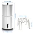 thumbnail image 4 of Riwcyla Gravity Filter System Filtration Bucket for Home Camping Hiking Preparedness, 4 of 6
