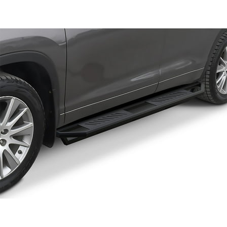 APS Stainless Steel 6.5in Side Bars Square Tube Compatible with Toyota Highlander 14-19