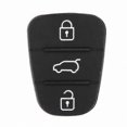 thumbnail image 2 of 3-Button Rubber Key Shell Pads, 5-Pack Replacement Keypads for Vehicles (No Lettering), 2 of 4