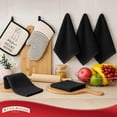 thumbnail image 5 of RIVERSIDE 12 Pack Cotton Bar Mop 16x19 Absorbent Kitchen Towels and Cleaning Cloths - Black, 5 of 8