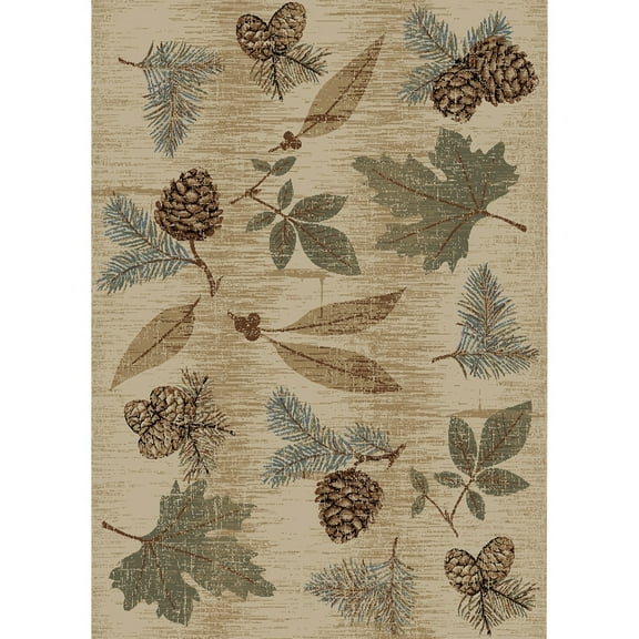Mayberry Rug HS7821 8X10 7 ft. 10 in. x 9 ft. 10 in. Hearthside Autumn Area Rug, Multi Color