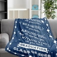 thumbnail image 5 of Graduation Gifts for Her Him Class of 2025 Throw Blanket for Women Men High School Seniors Gifts for Him Her 2025 Graduation Decorations 2025 Graduation Blankets College Graduates Nursing 50x60, 5 of 6